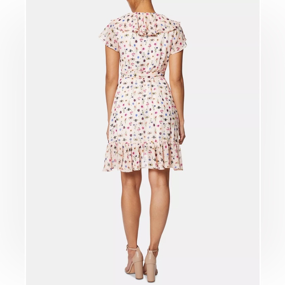 NWT Betsey Johnson Bug Garden wrap dress sz 10 - Picture 2 of 6
